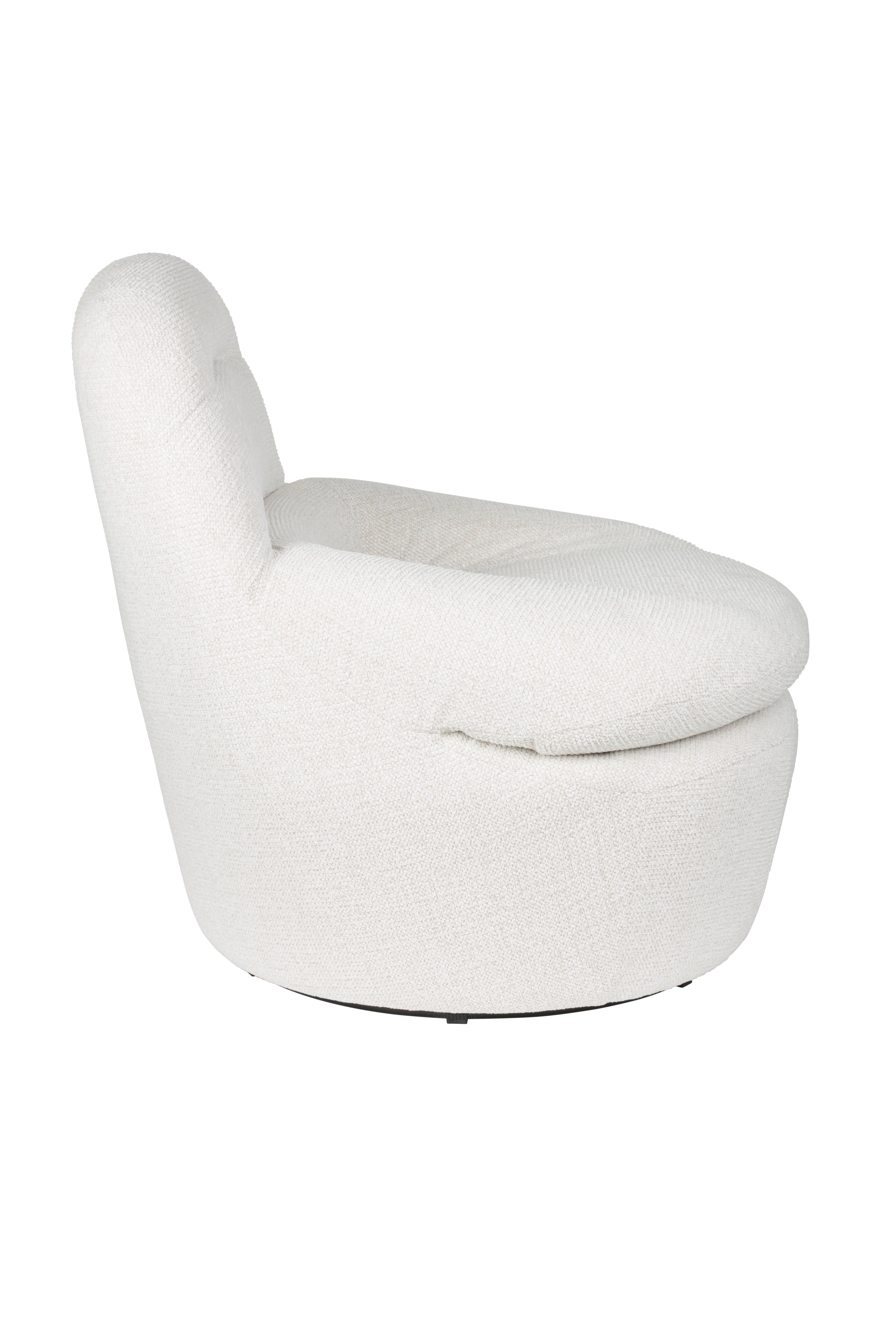 VELVORO White Armchair
