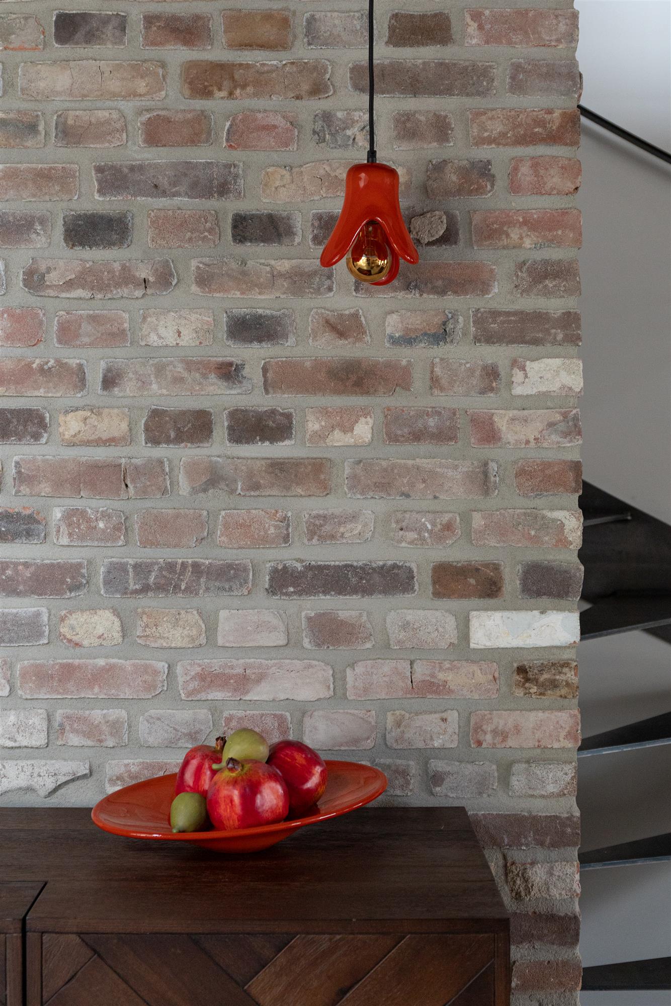 Závesná lampa GABLE oranžová