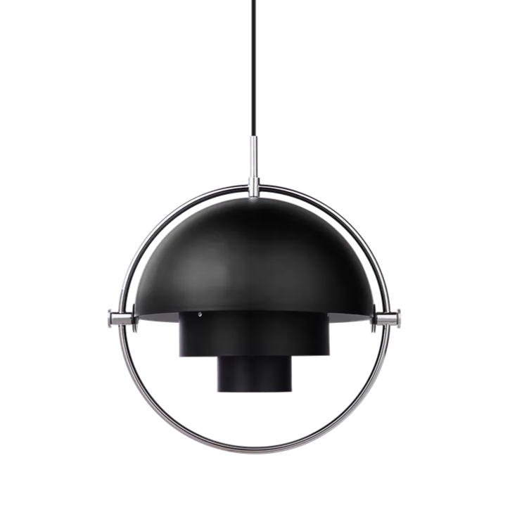 Závesná lampa MULTI-LITE čierny matný