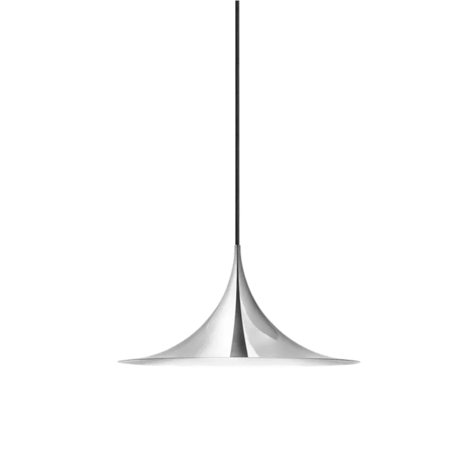 Závesná lampa SEMI chrómovaná