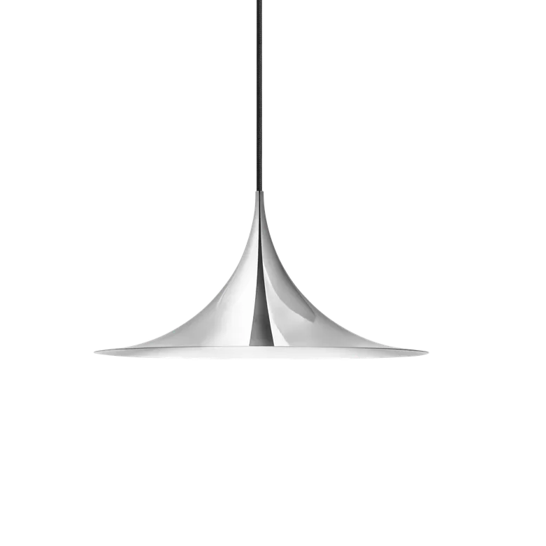 Závesná lampa SEMI chrómovaná