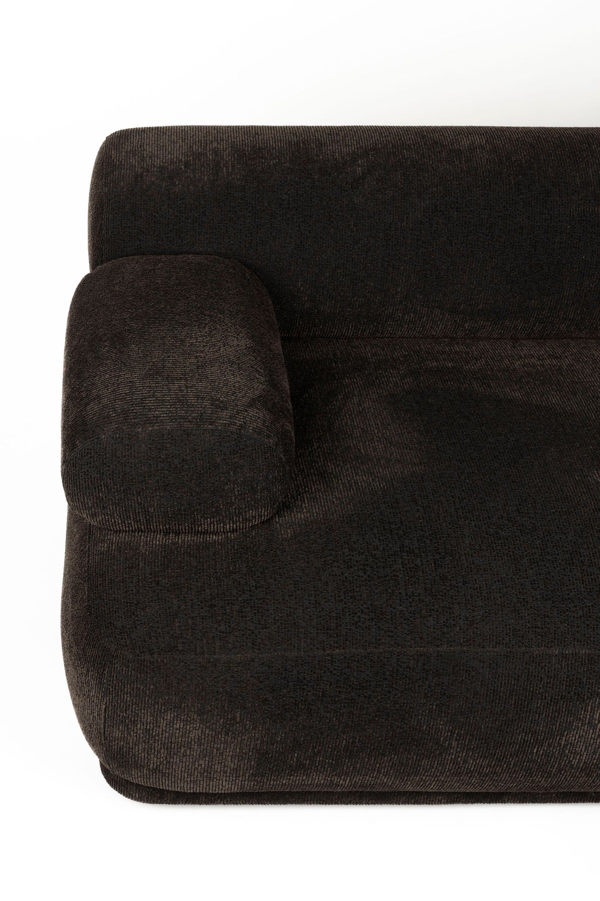 Sofa 7,5-osobowa REMBRANDT ciemnobrązowy lewostronny – ujęcie 7