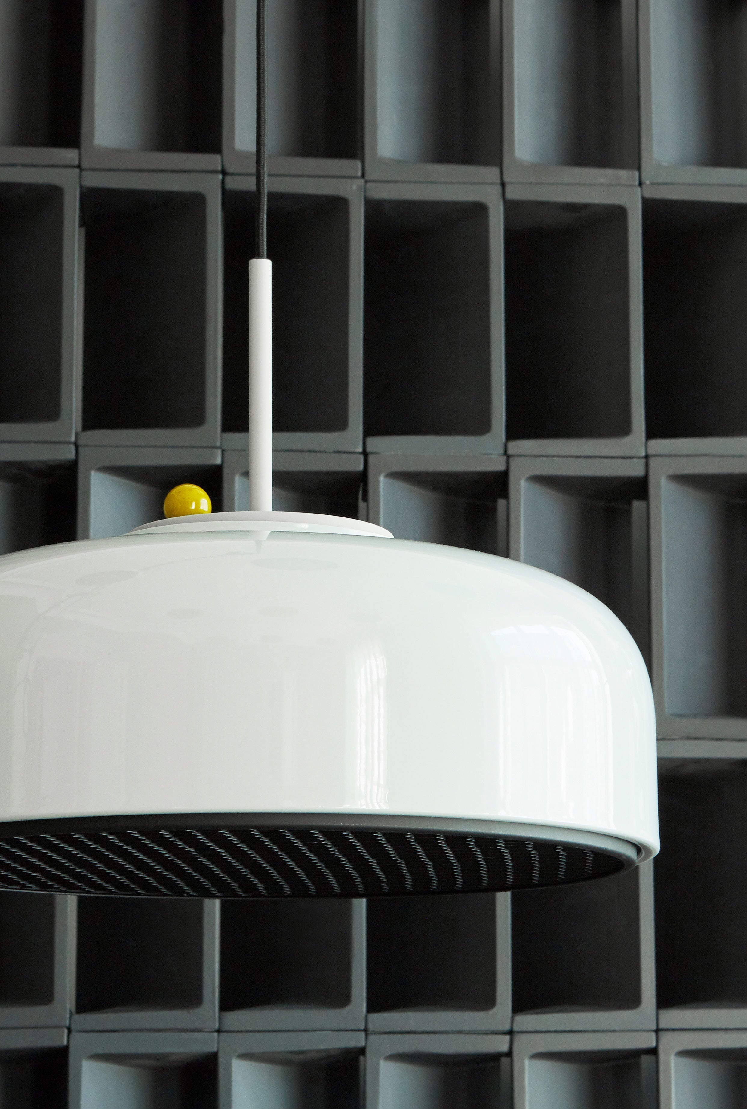 PODGY white pendant lamp