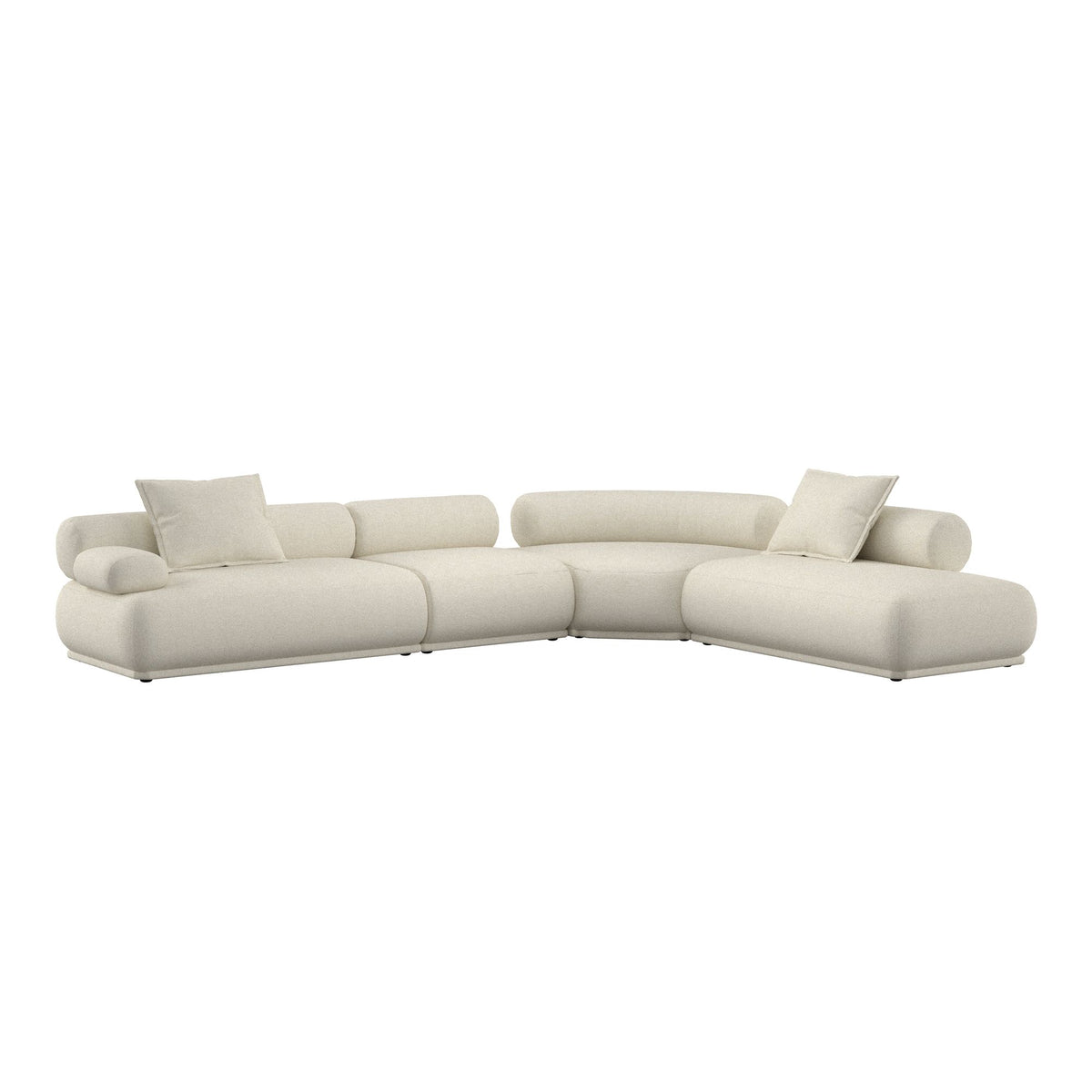 Sofa 7,5-osobowa REMBRANDT beżowy lewostronny – ujęcie 2