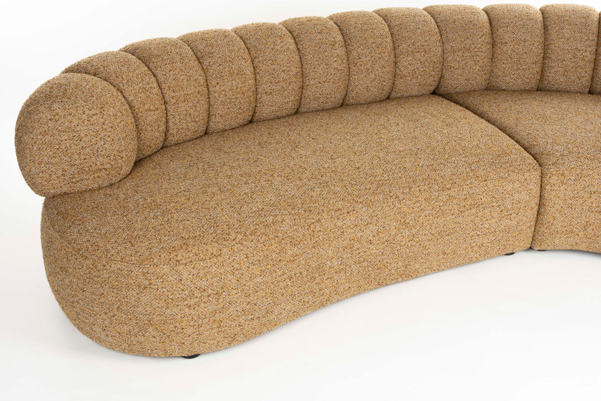 Sofa 7-osobowa DUVANE brązowy – ujęcie 8