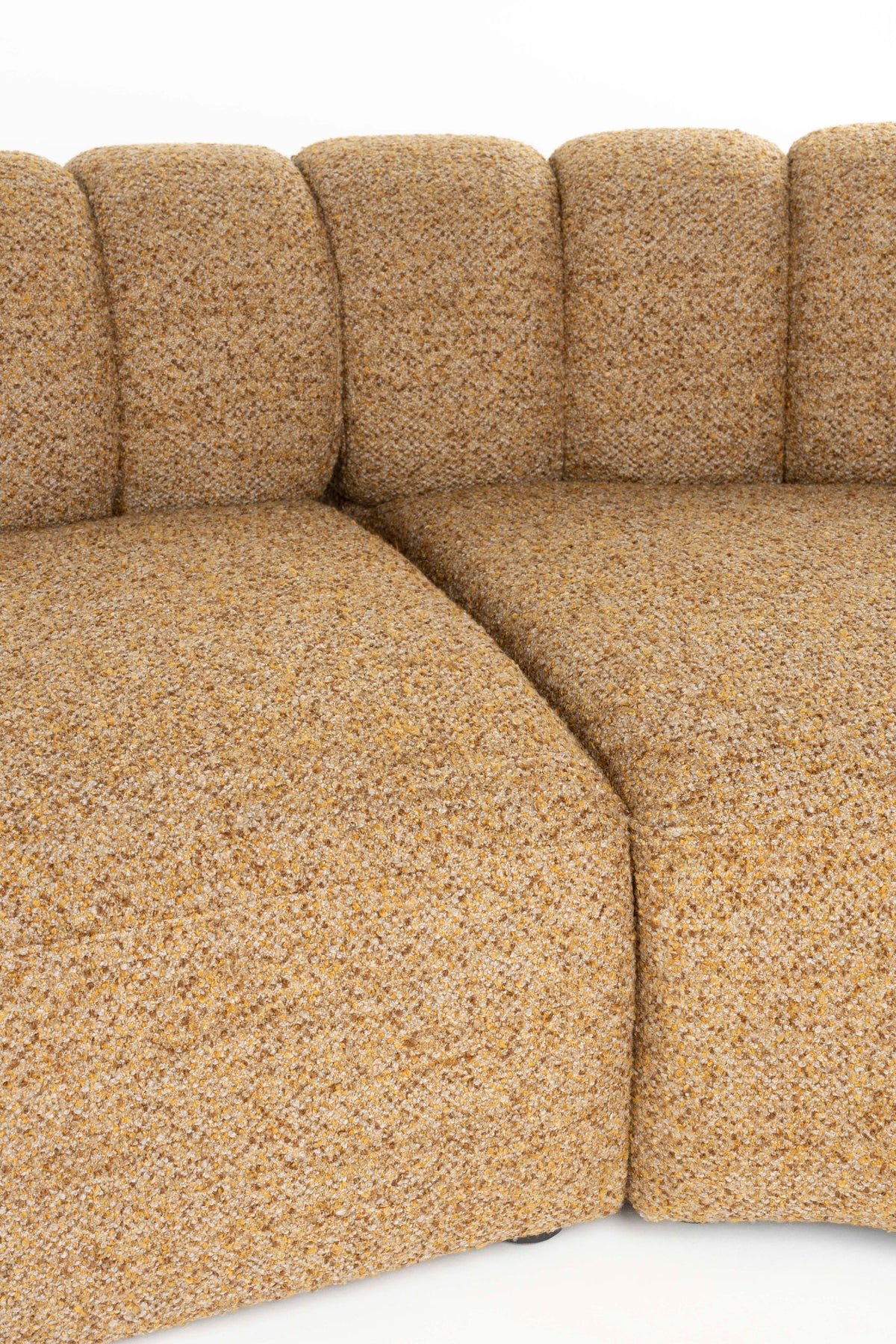 Sofa 7-osobowa DUVANE brązowy – ujęcie 7