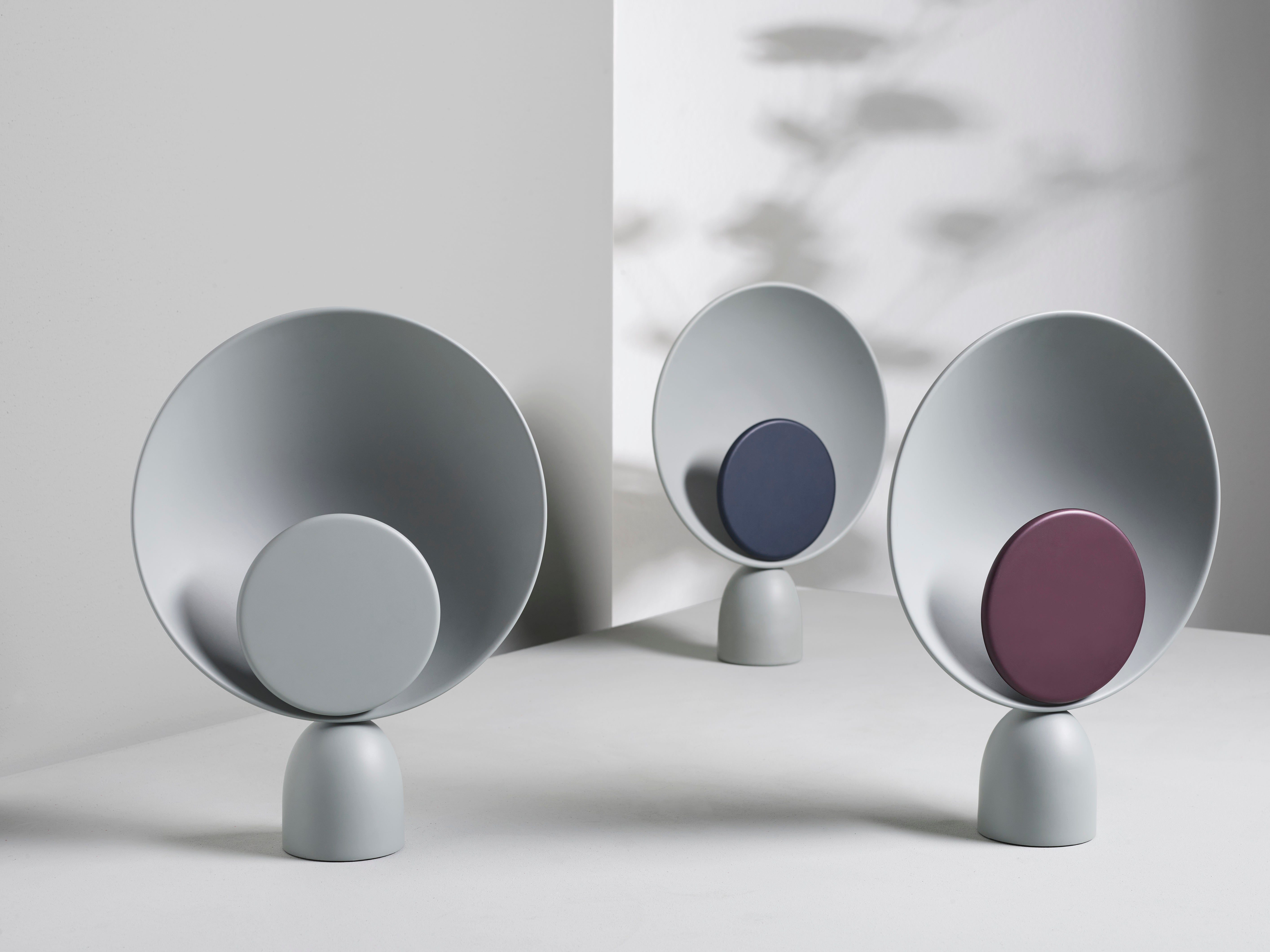 Stolná lampa BLOOPER modrá s fialovou