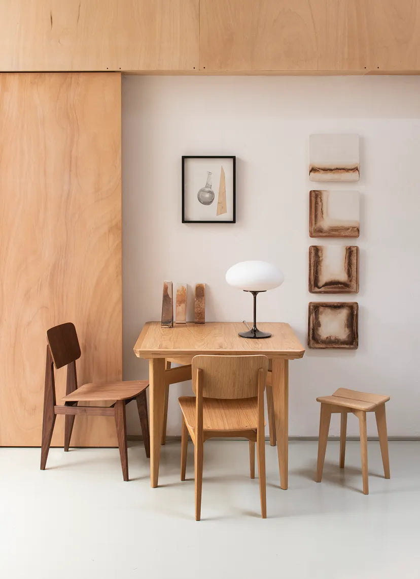 C-CHAIR black oak wood chair