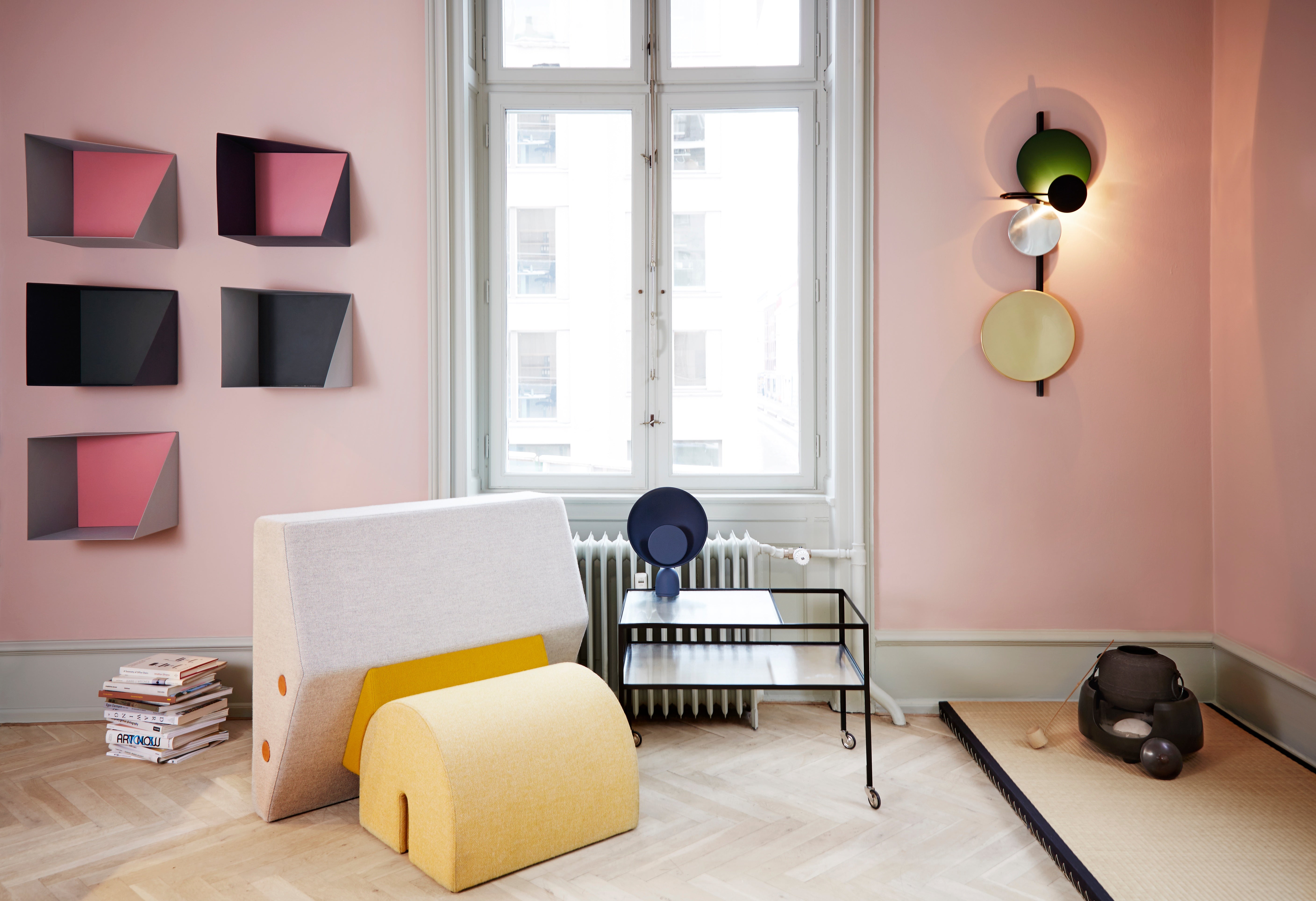 Nástenná lampa PLANET zelená