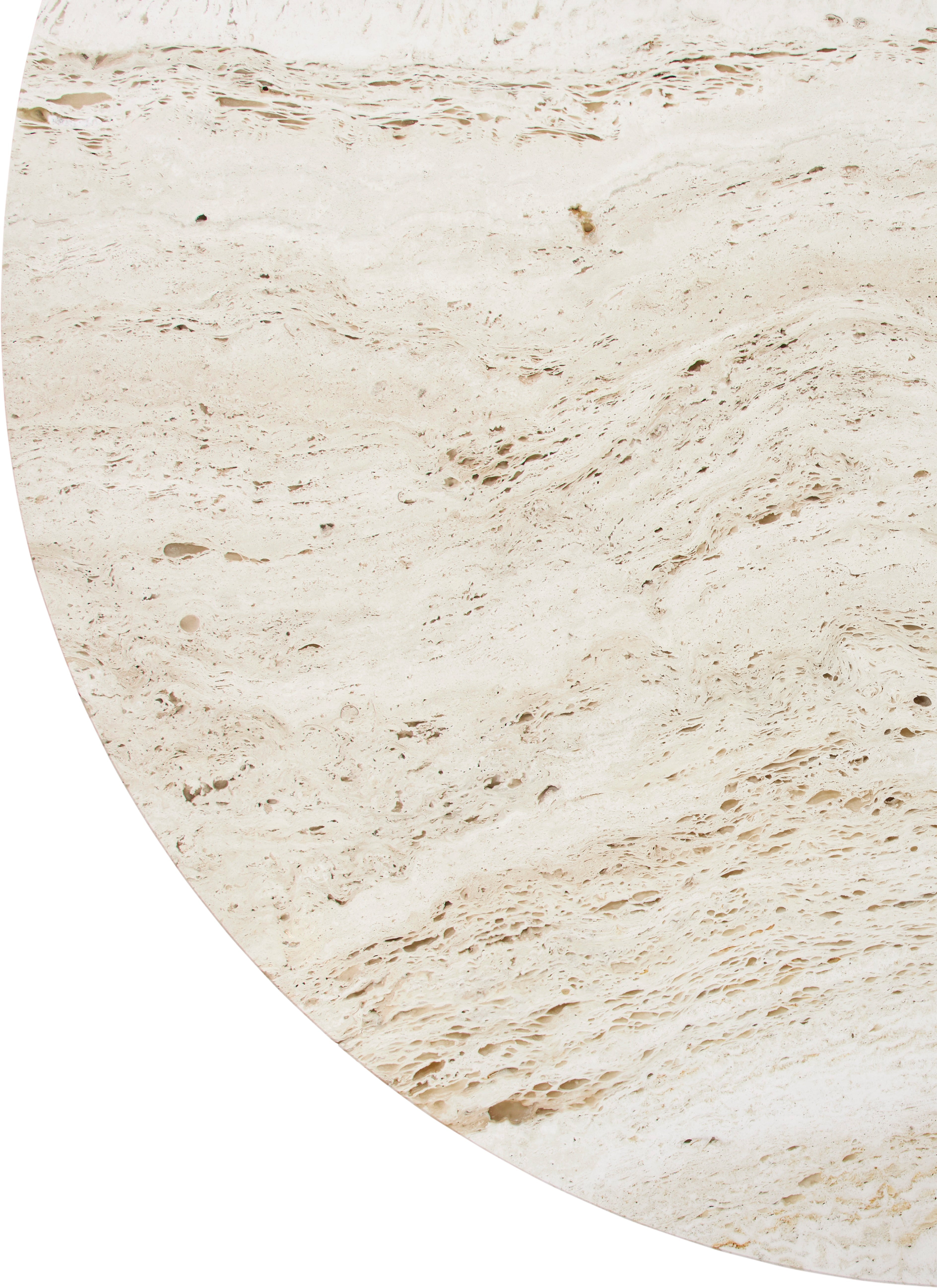 EPIC cream travertine coffee table