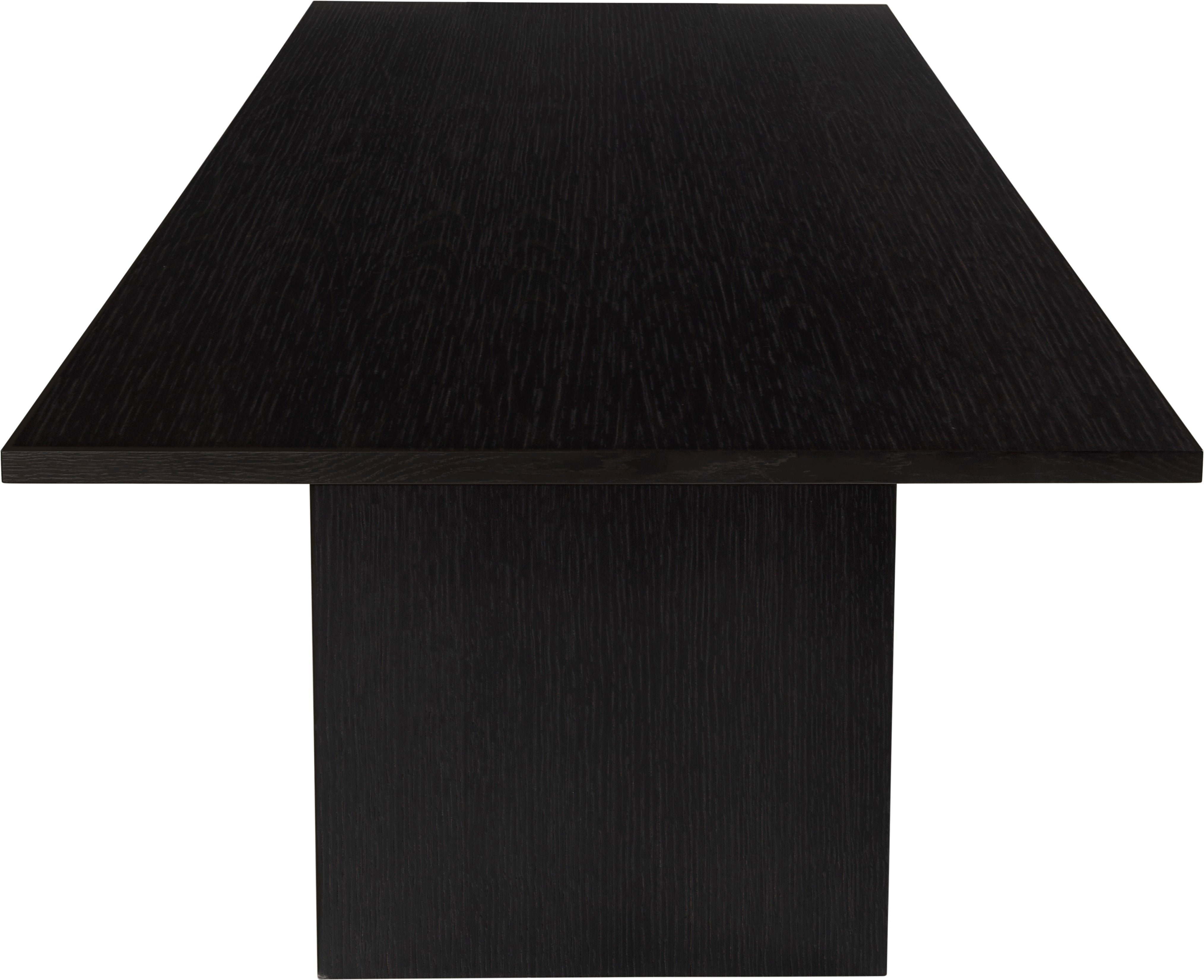 PRIVATE table black ash veneer