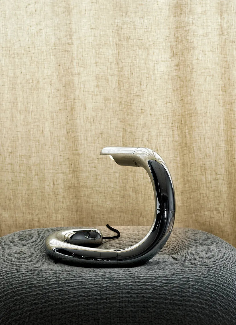 Stolná lampa ASPIDE strieborná