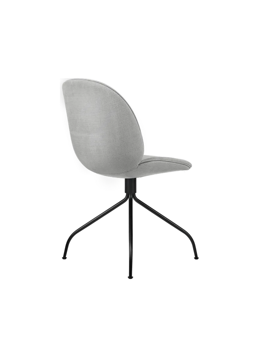 Otočné kreslo BEETLE čalúnené s čiernym podstavcom