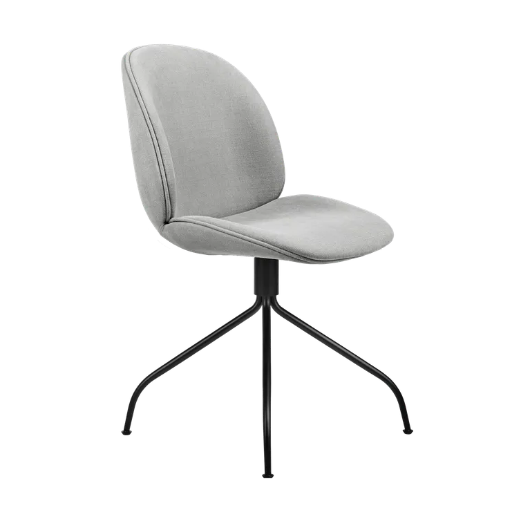 Otočné kreslo BEETLE čalúnené s čiernym podstavcom