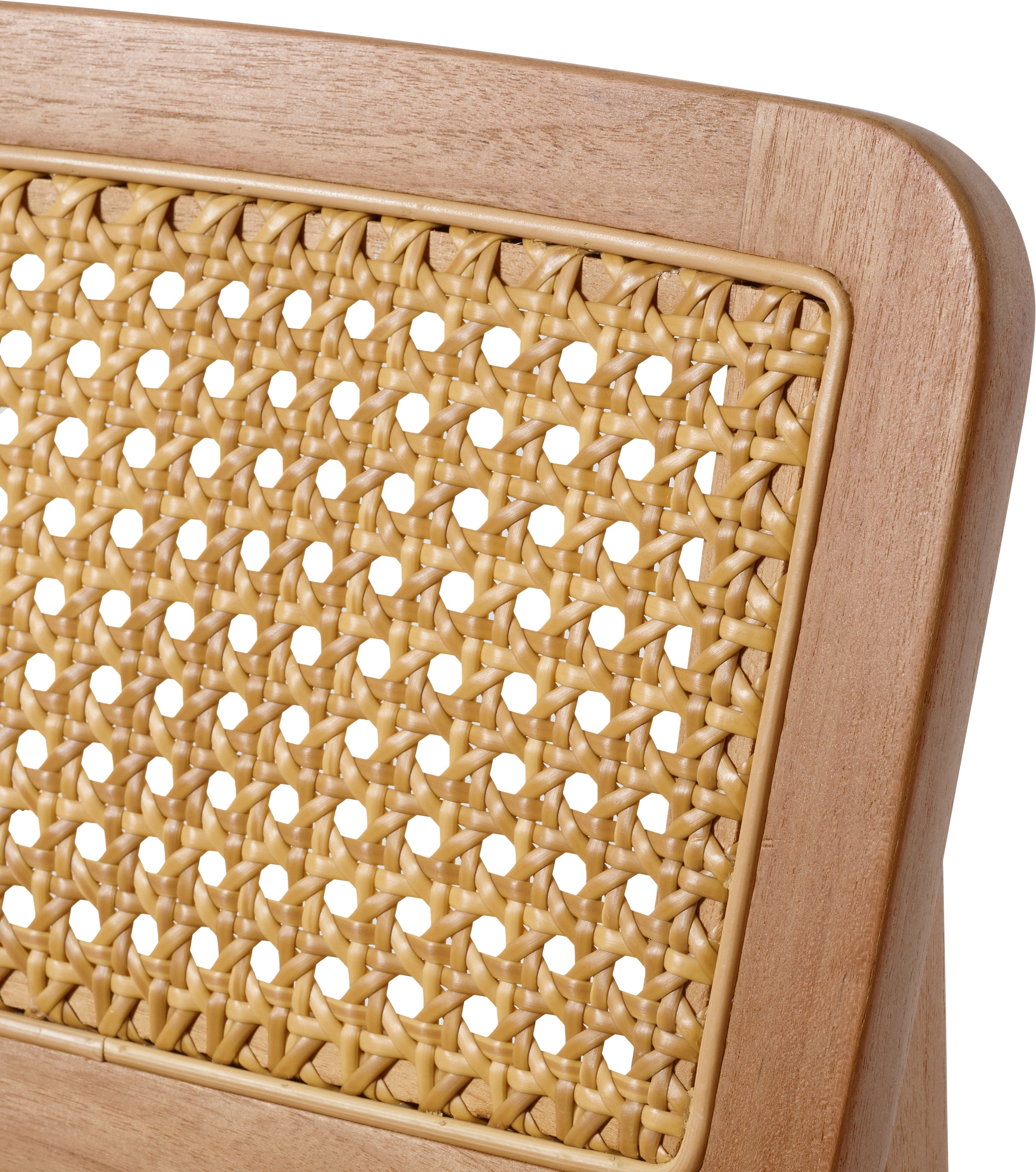 C-CHAIR Garden Chair Teak Wood with Woven Detail