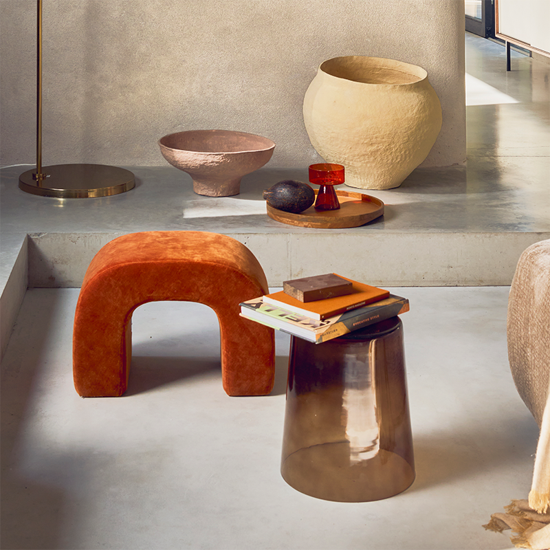 Puf ARCH hrdzavohnedý