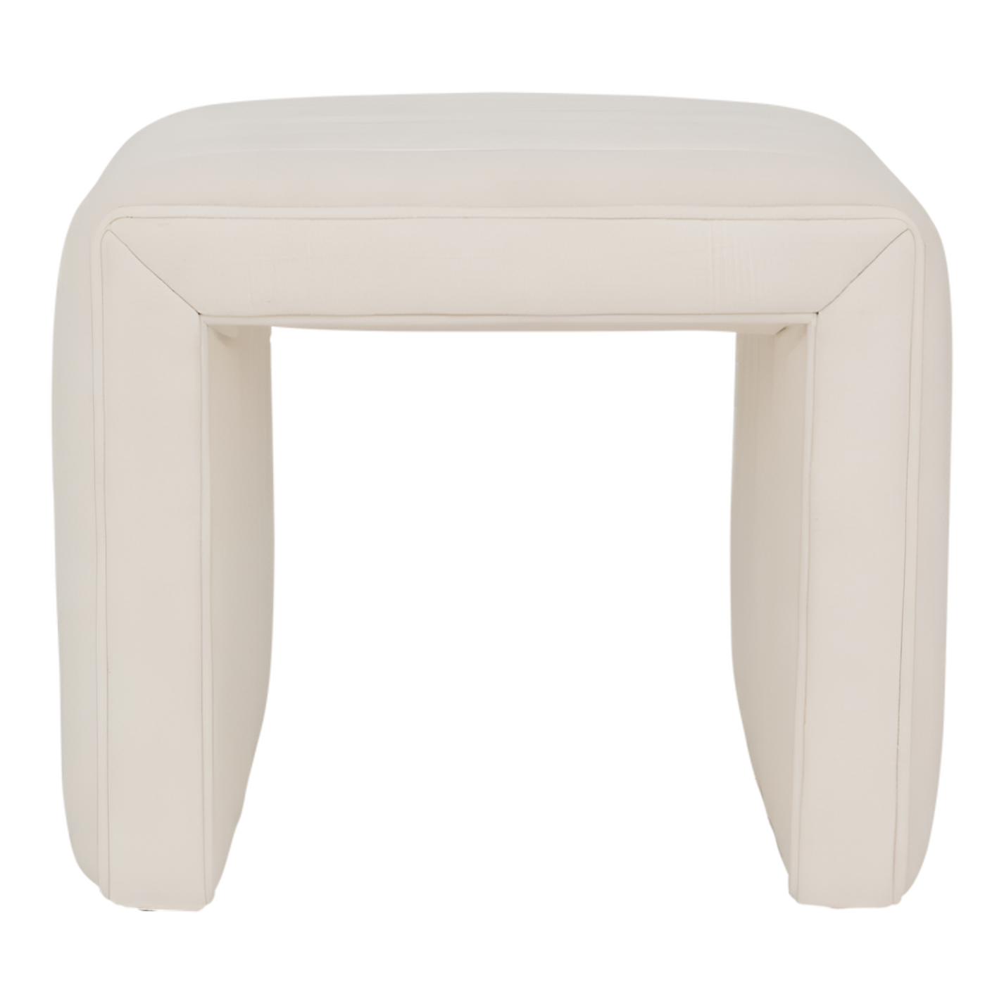 Pouf lyne broken white