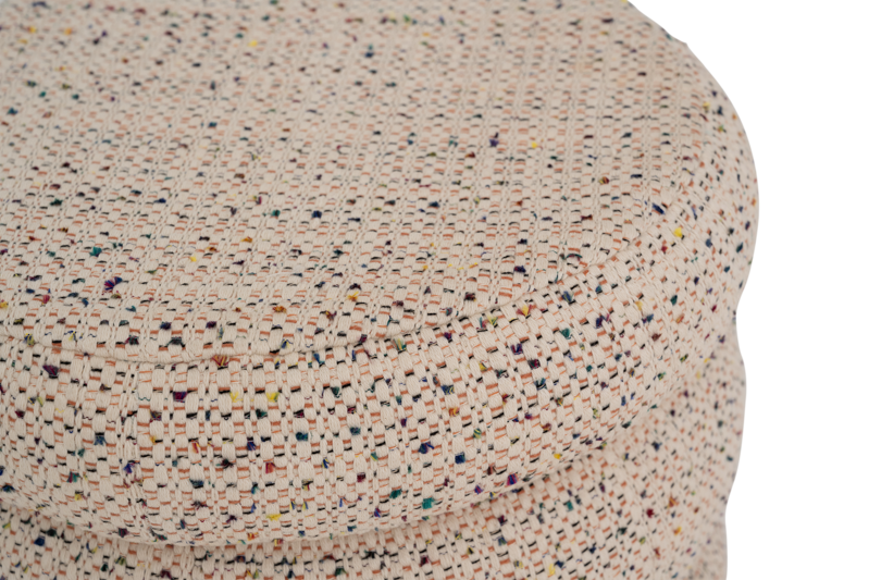 Pouf cinco beige melange