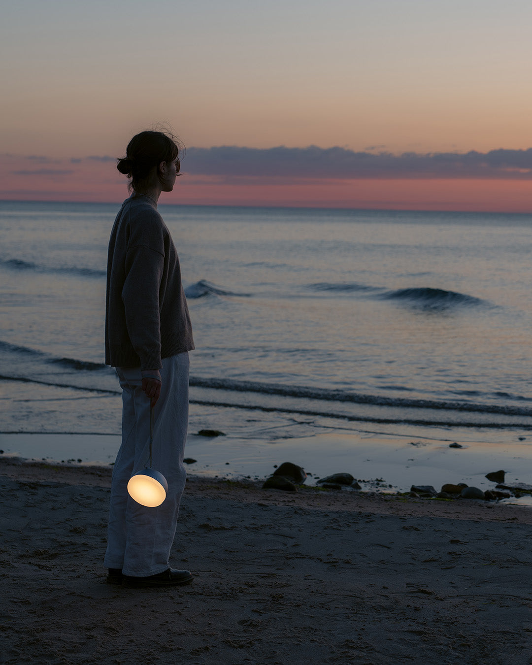 Prenosná lampa SPHERE ADVENTUR LIGHT šedá