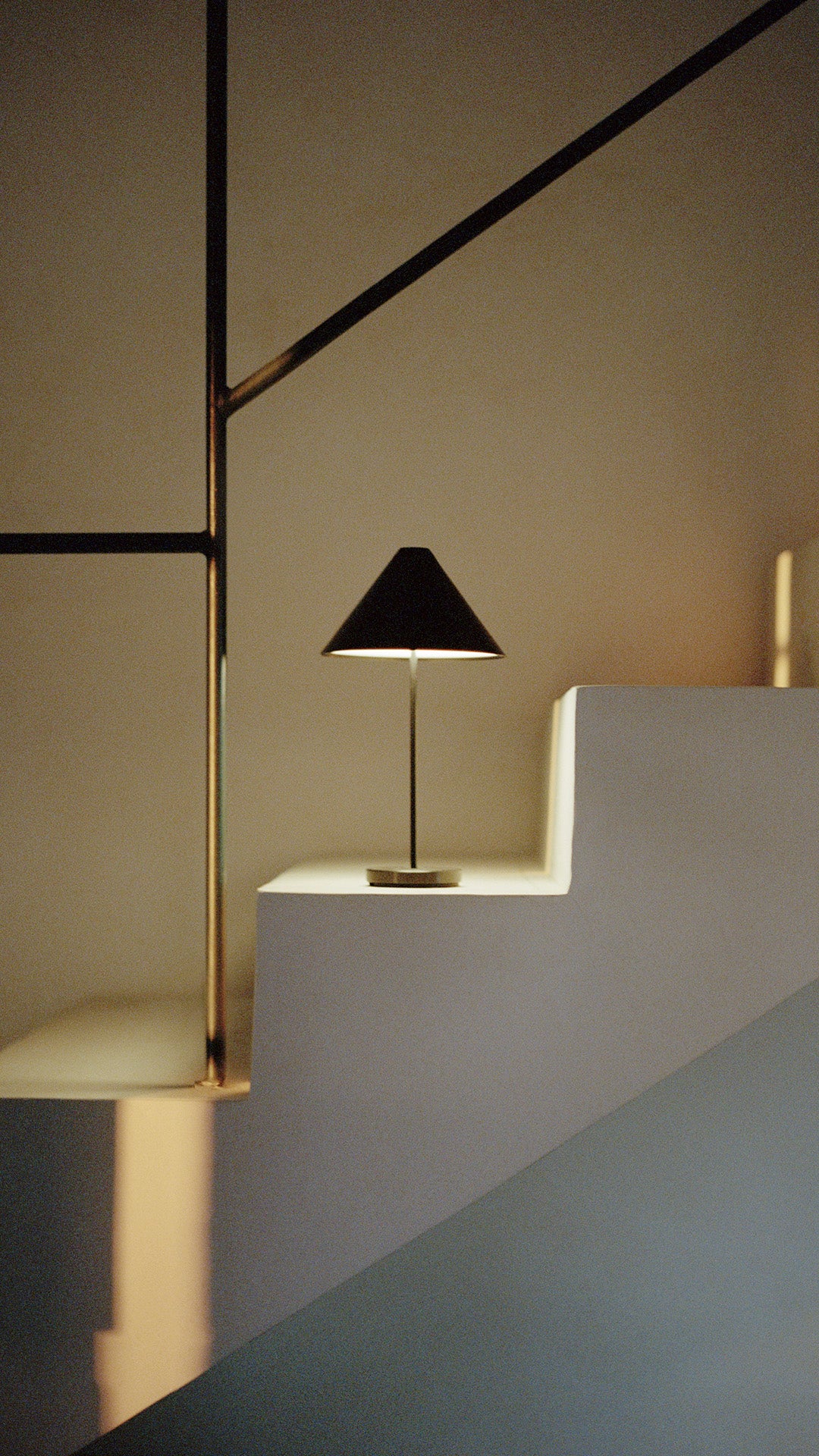 Portable lamp BROLLY black