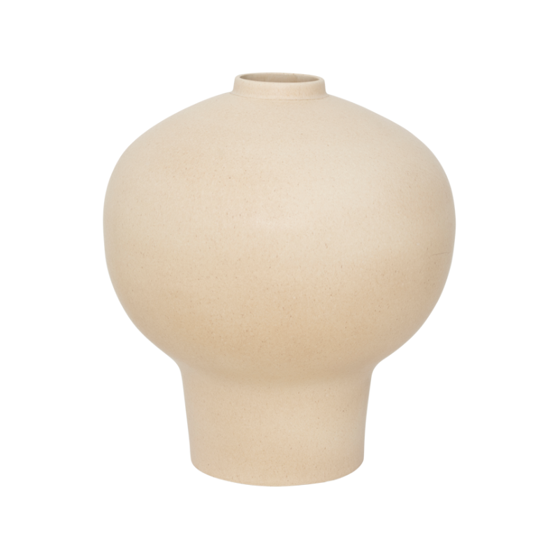 AMA Cream Ceramic Vase