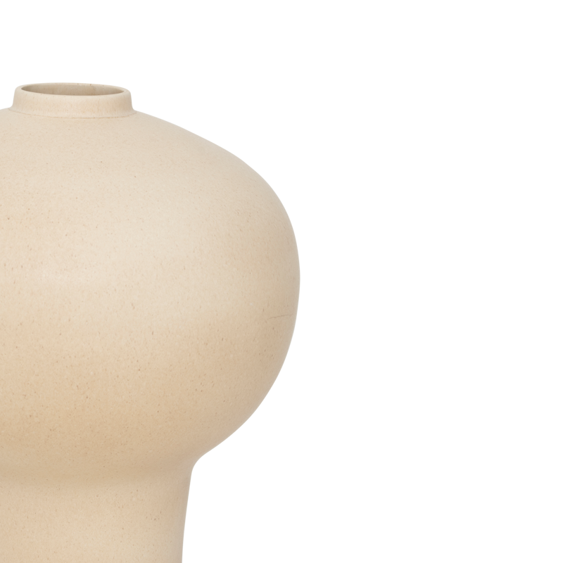 AMA Cream Ceramic Vase
