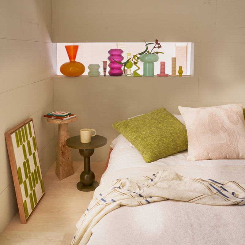 Obraz ANDILE zelený s krémovým