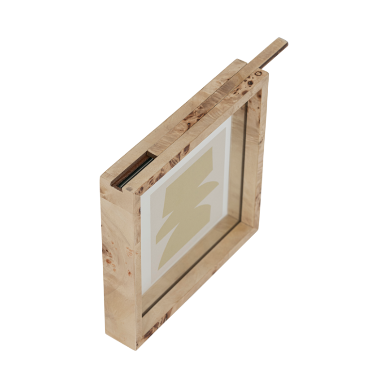 MOKO Burl Veneer Photo Frame