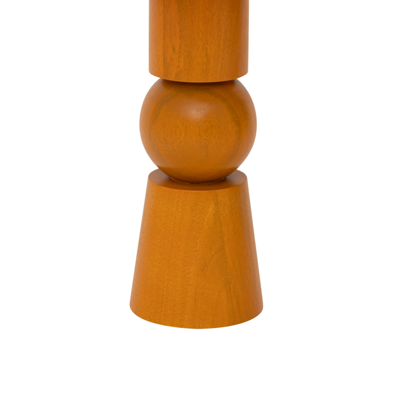 TEKO Side Table in Orange Mango Wood