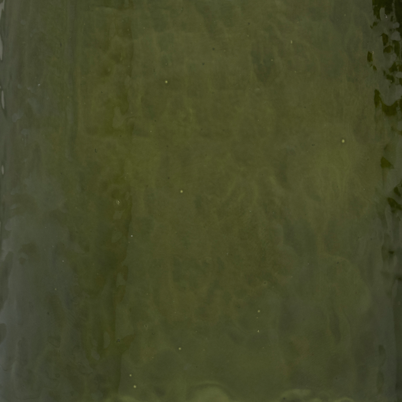 Sklenený pohár HAMMERED zelené sklo