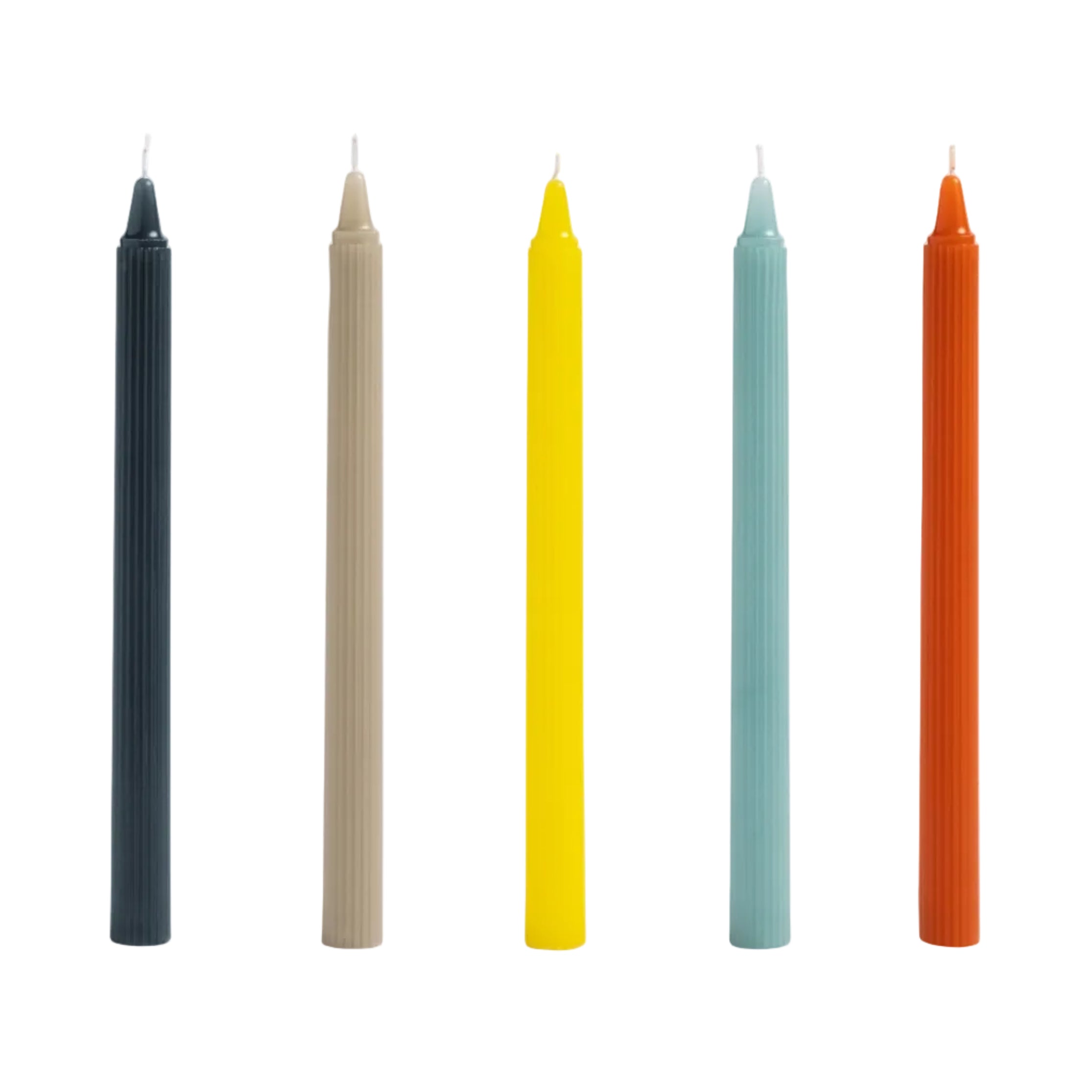 Súprava sviečok RIPPLE farebná