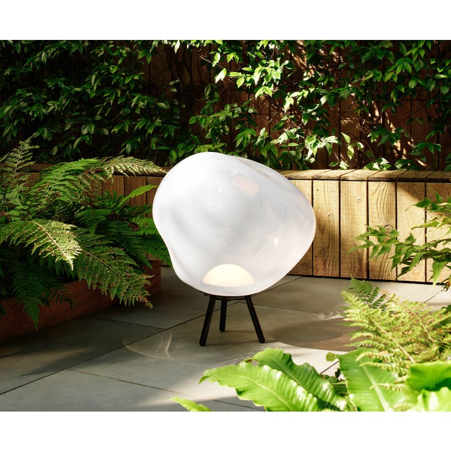 Prenosná lampa LARGE MELT opalizujúca