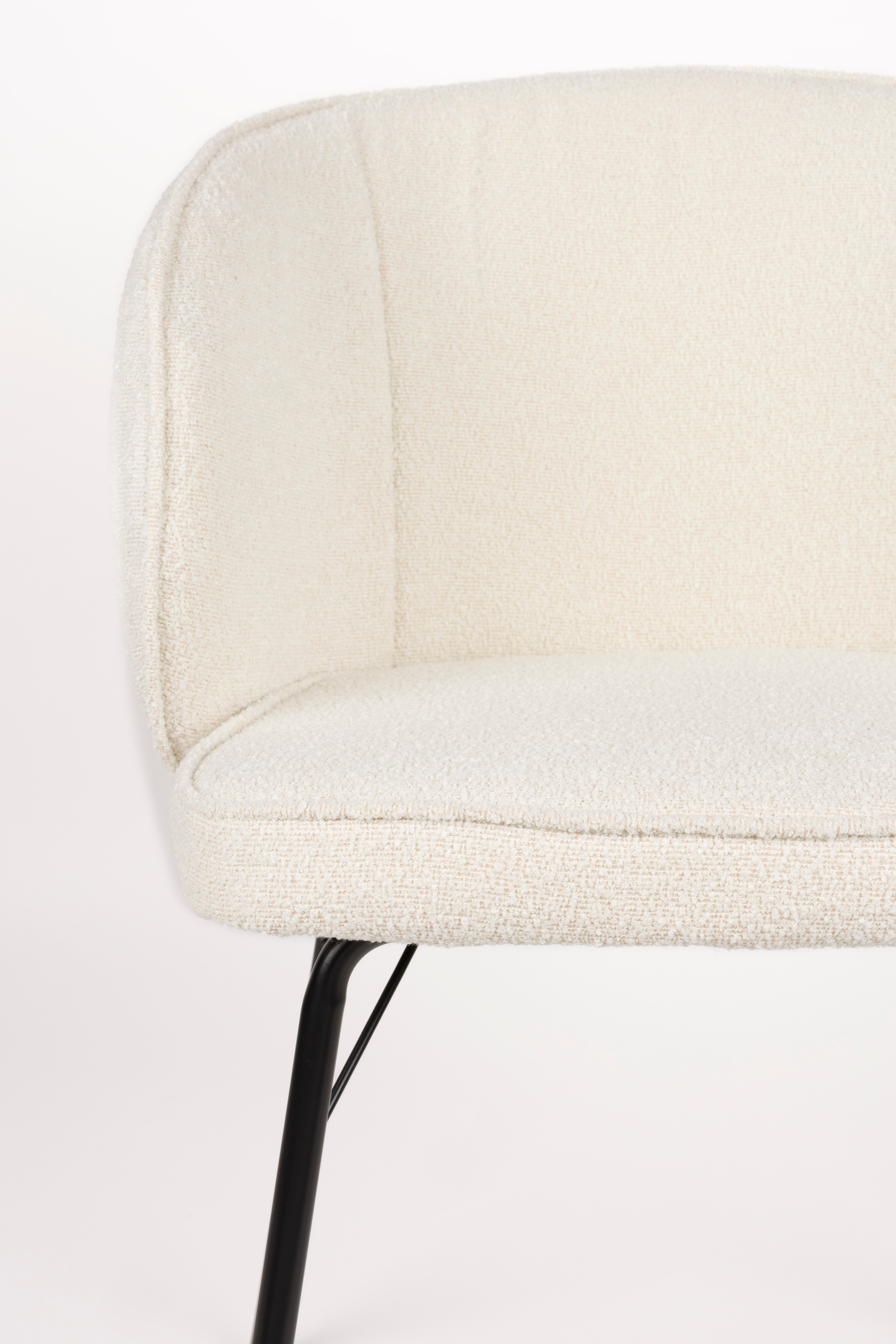 JOA Chair white with black base