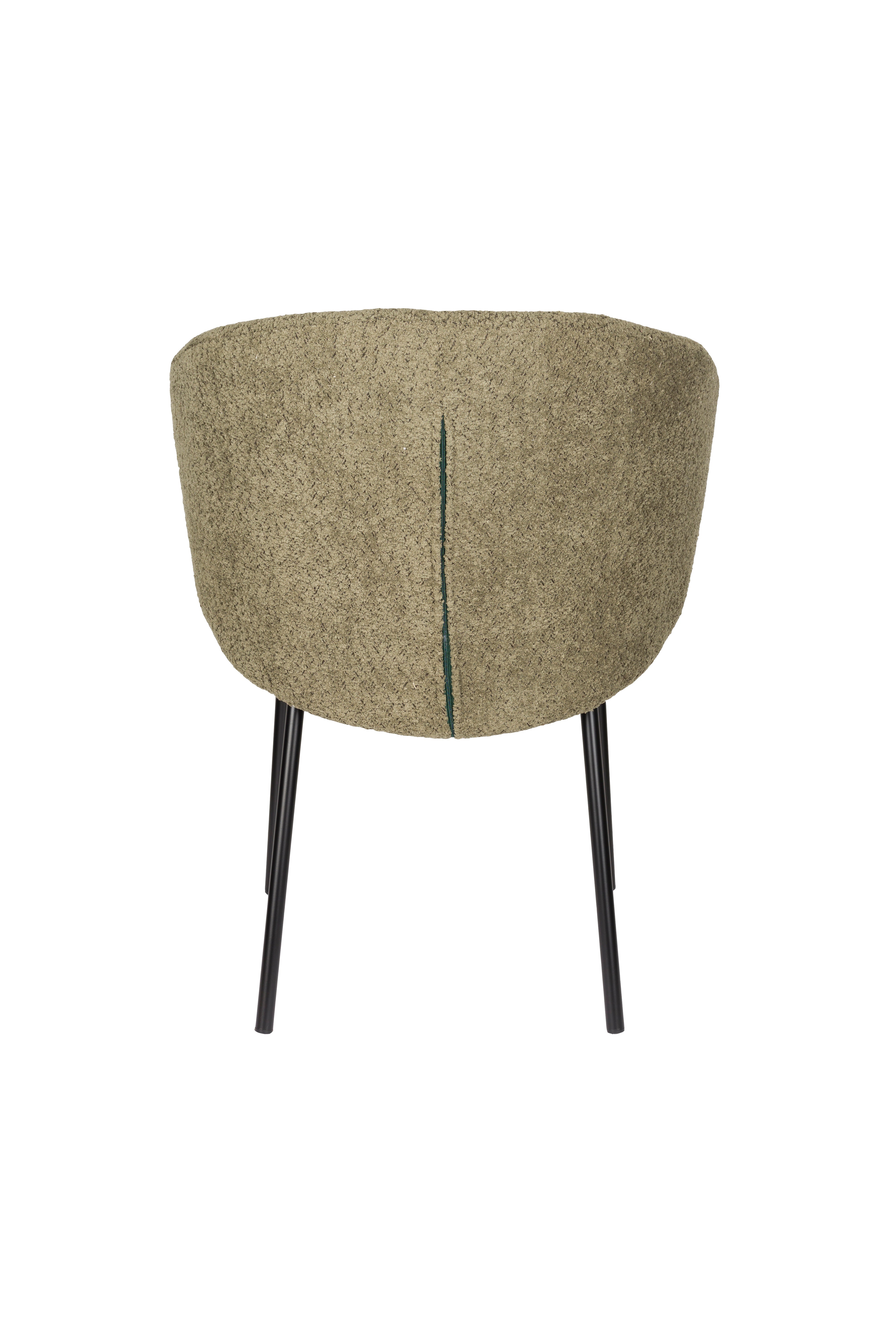 AYLE chair green with black base