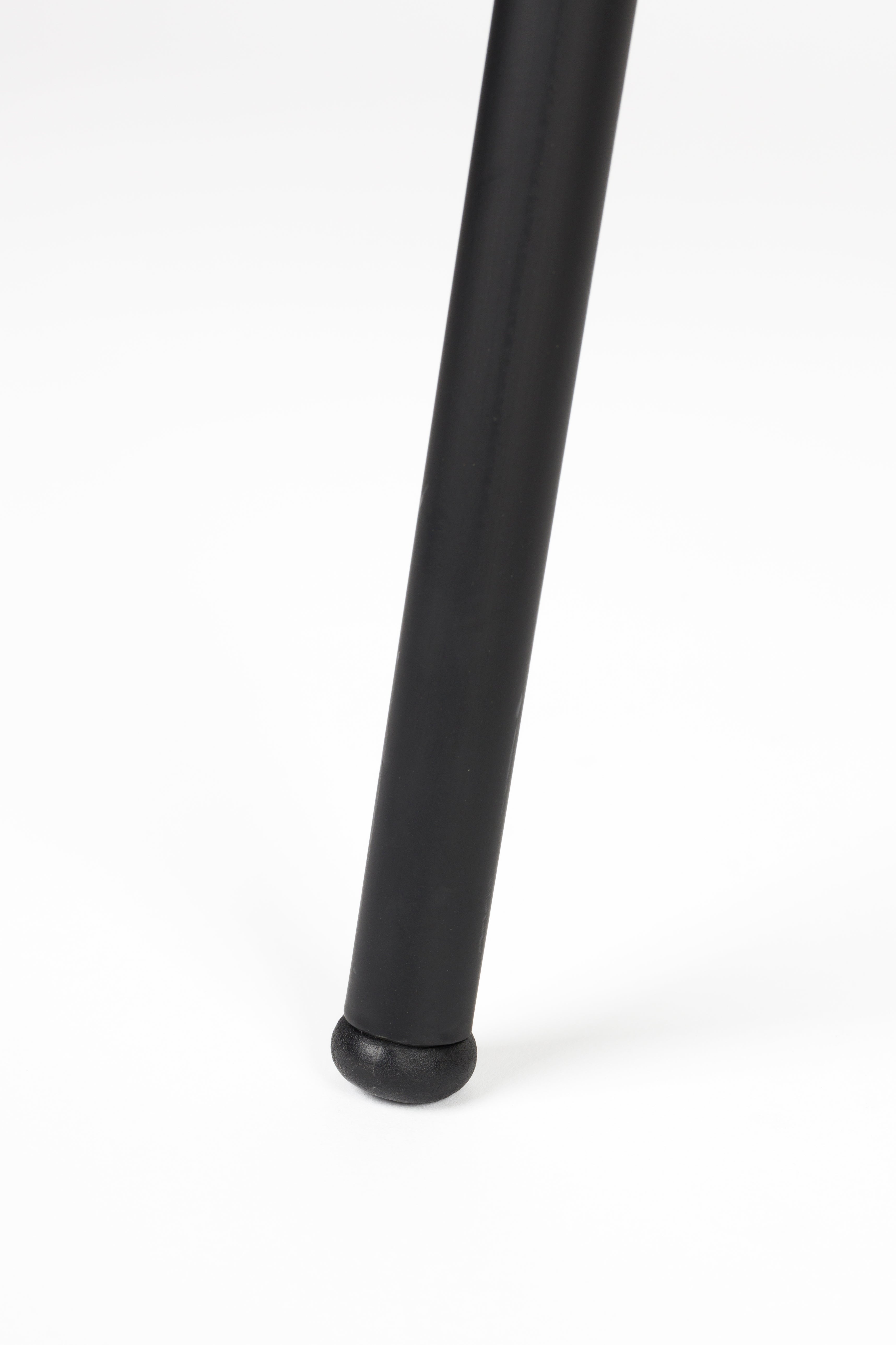 Stolička BOUTON terakota s čiernym podstavcom