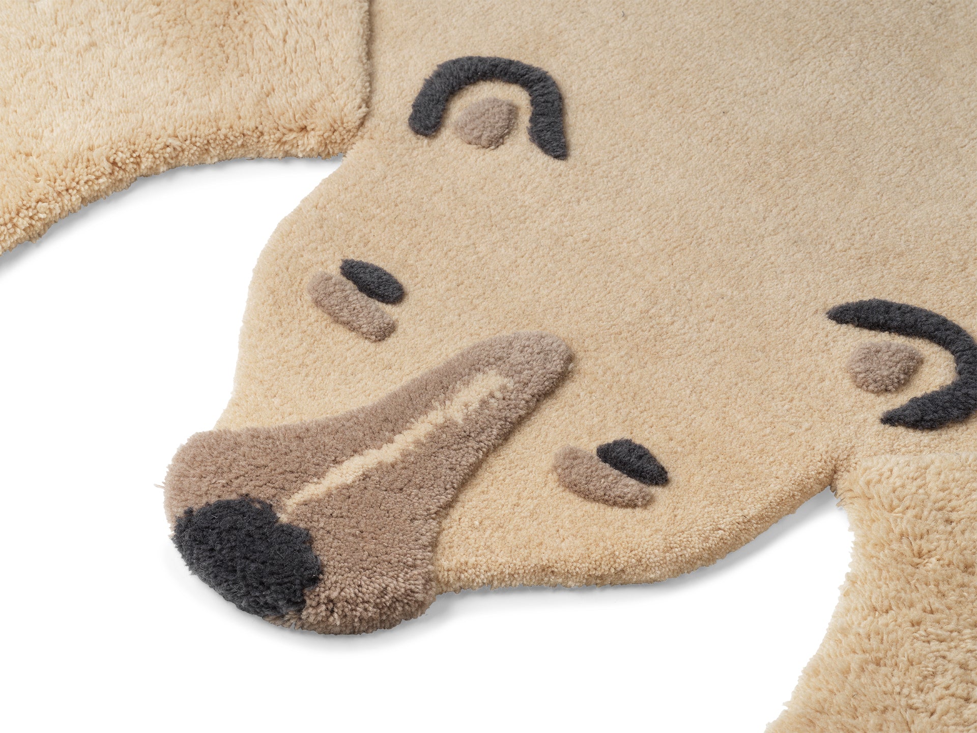 Decorative rug POLAR BEAR beige