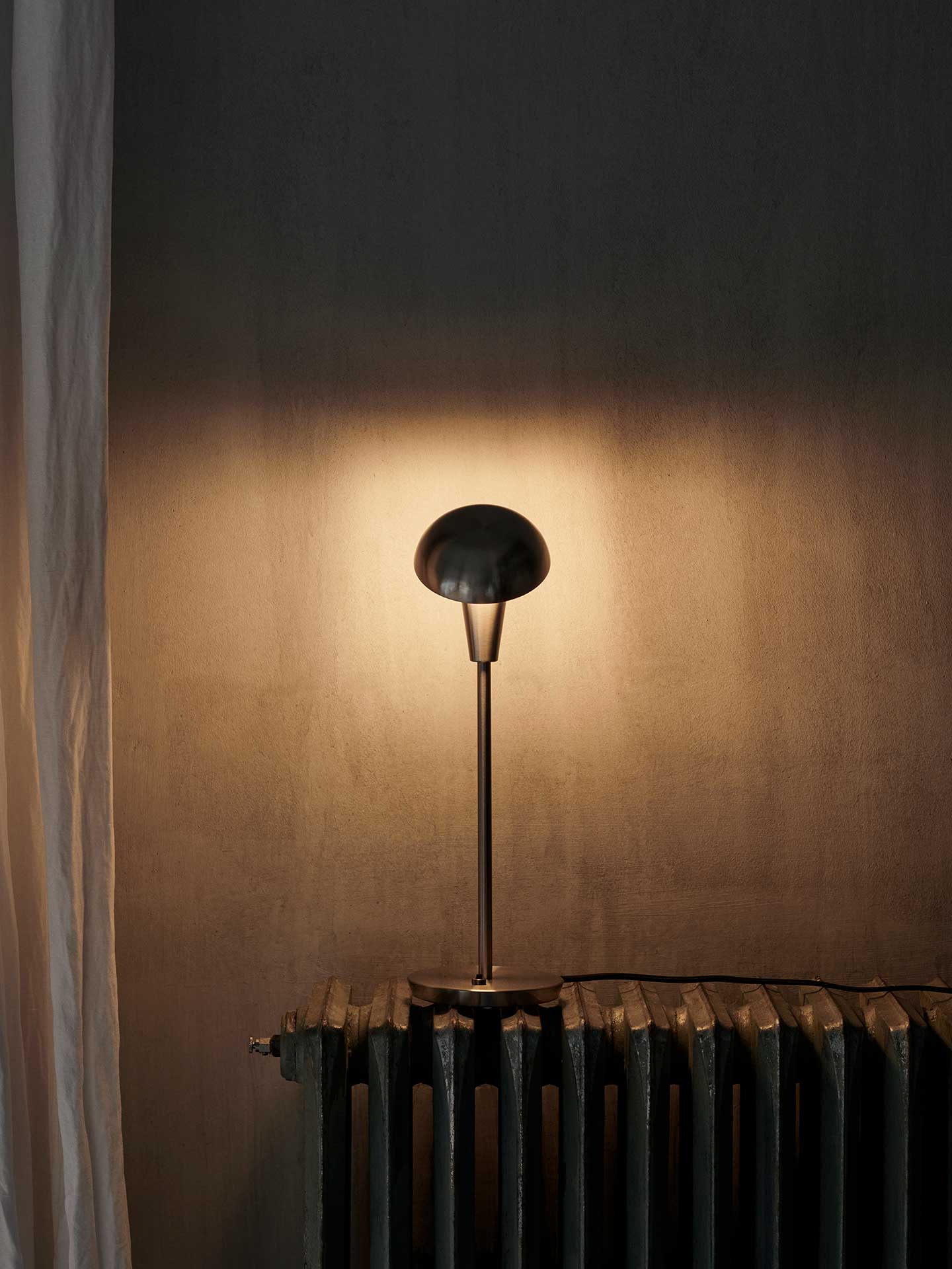 Stolná lampa TINY strieborná