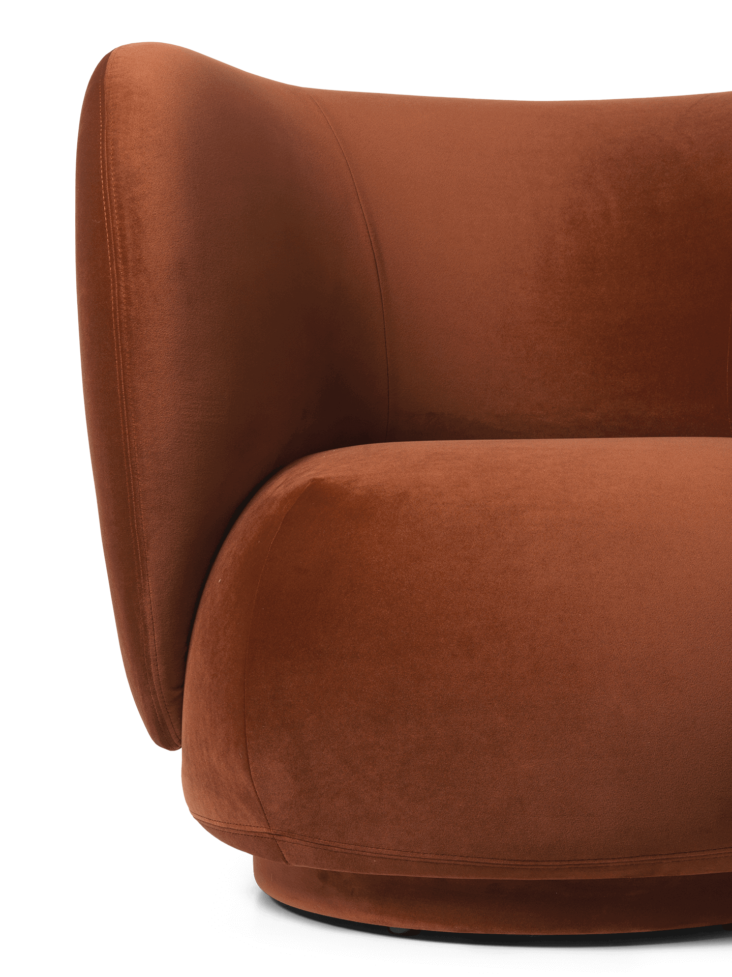 Rico Lounge Rich Velvet Rusta Rzdzawa armchair