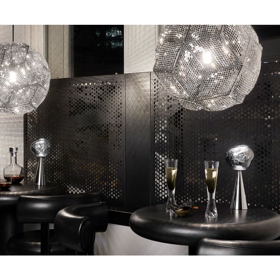 Prenosná lampa MELT strieborná