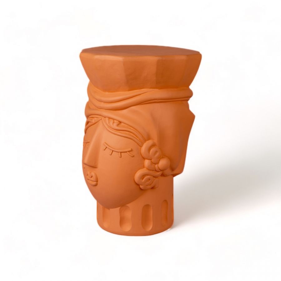 MAGNA GRAECIA Stool - WOMAN terracotta