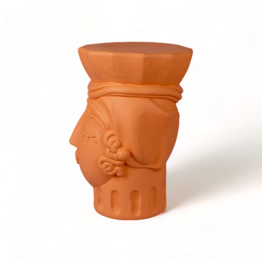 MAGNA GRAECIA Stool - WOMAN terracotta