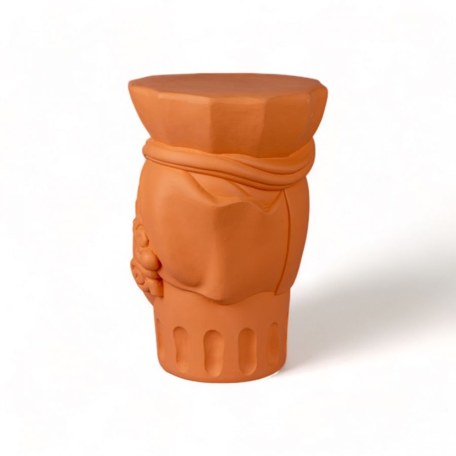 MAGNA GRAECIA Stool - WOMAN terracotta