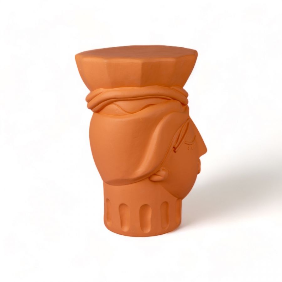 MAGNA GRAECIA Stool - WOMAN terracotta