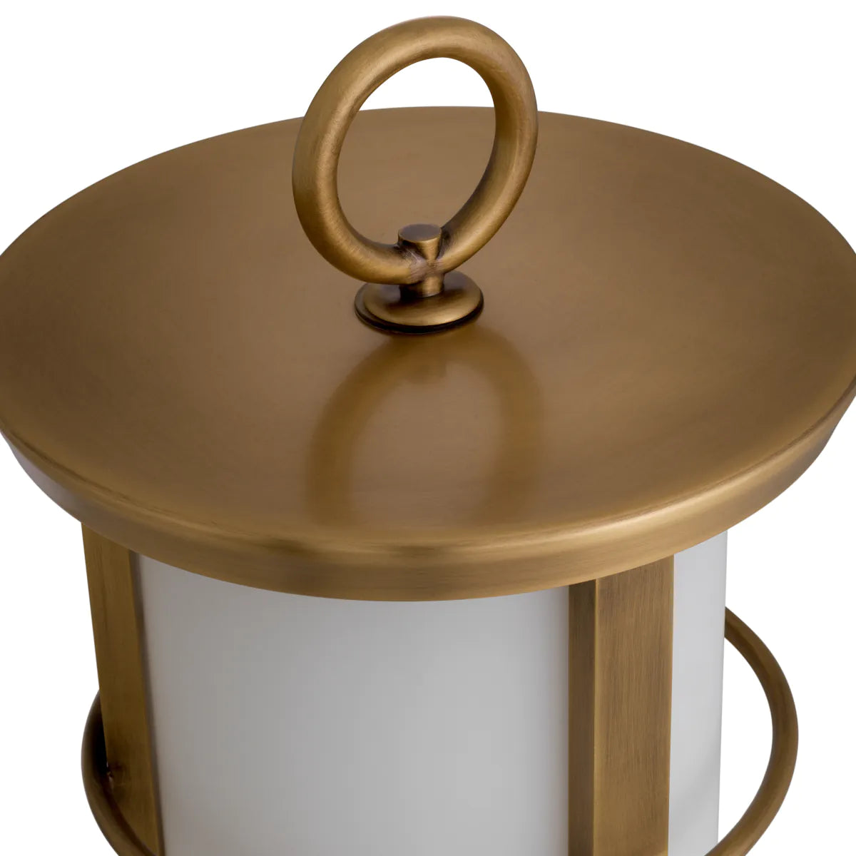 Prenosná lampa KYLE antická zlatá