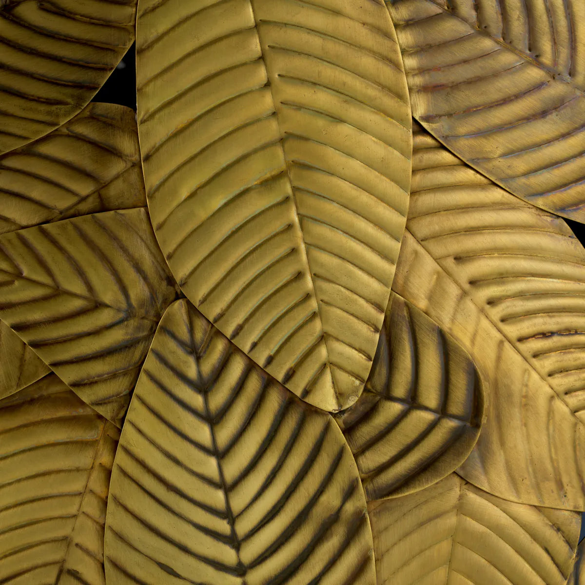 Kávový stolík BOTANICO so zlatou základňou