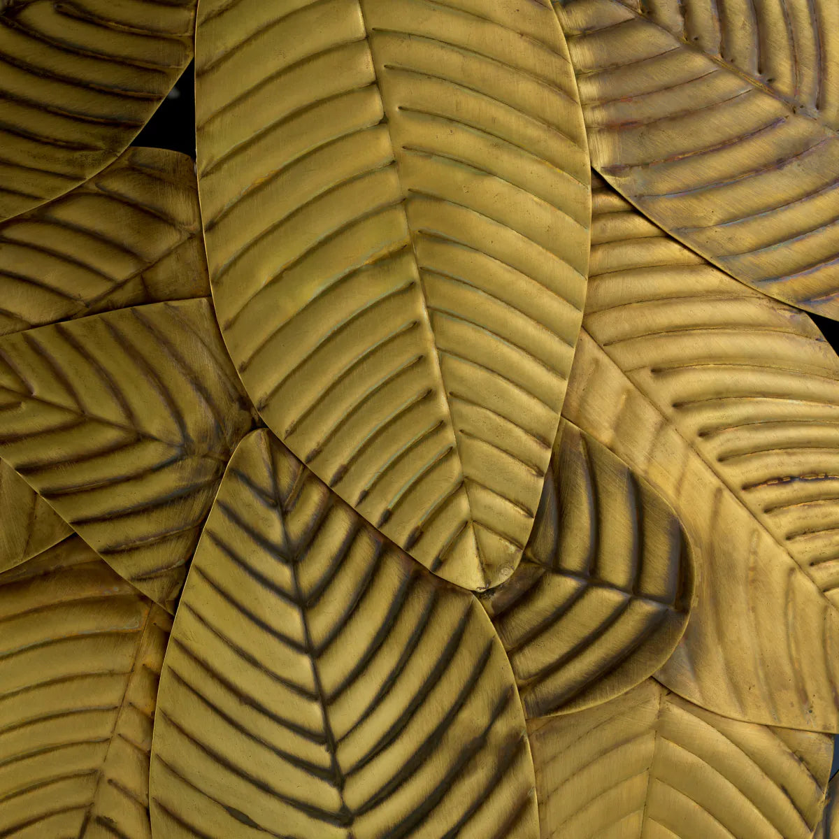 Bočný stolík BOTANICO so zlatou základňou