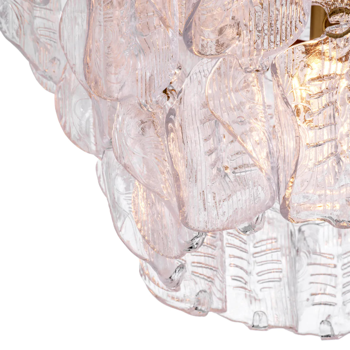 Luster SOLANGE z priehľadného skla