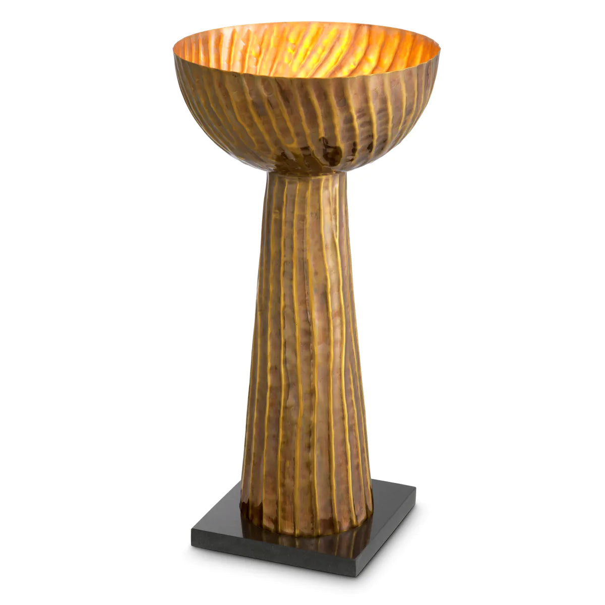 Stolná lampa FENWICK mosadz s granitovým podstavcom