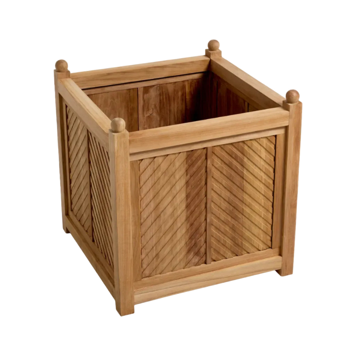 Exteriérový kvetináč STANMORE z teakového dreva