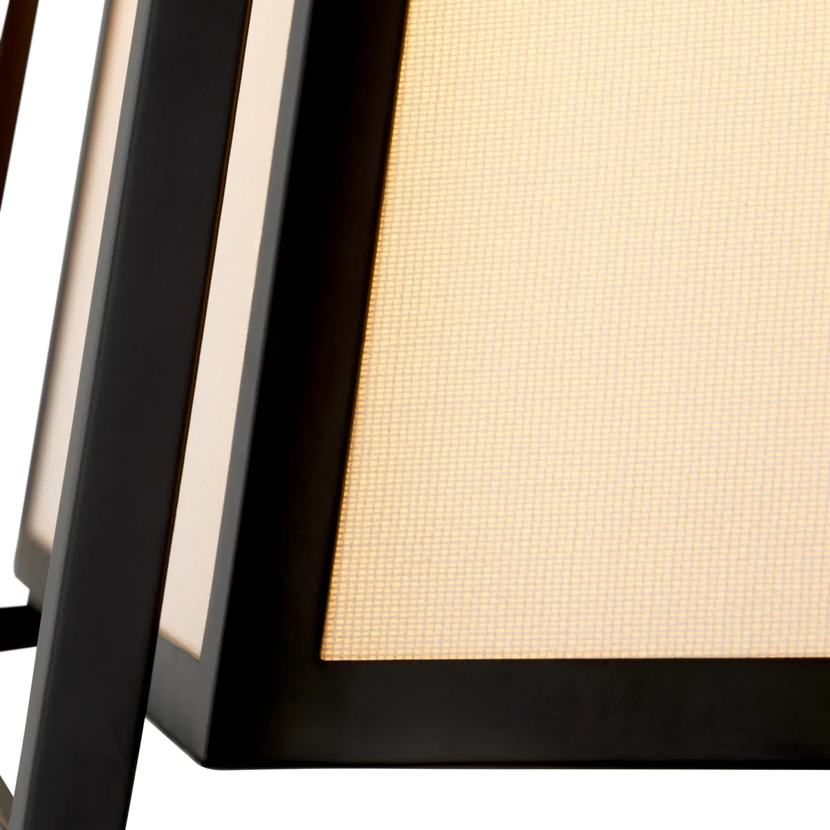 Závesná lampa MORENO zlomená biela s čiernou